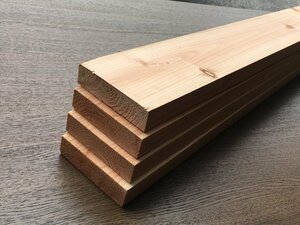 杉板　1820×120×30mm　4本入　プレーナー　国産　無垢　天然乾燥材　木材　杉　板　間柱　DIY　工作
