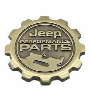 JEEP ジープ エンブレム　ステッカー　ゴールド