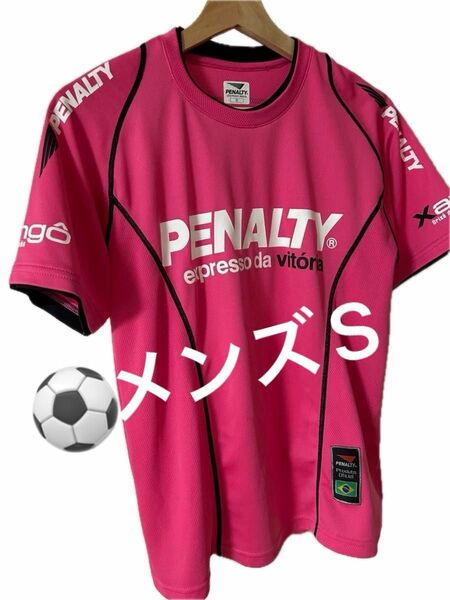 PENALTY ペナルティ tシャツ サッカー メンズS ピンク【美品】
