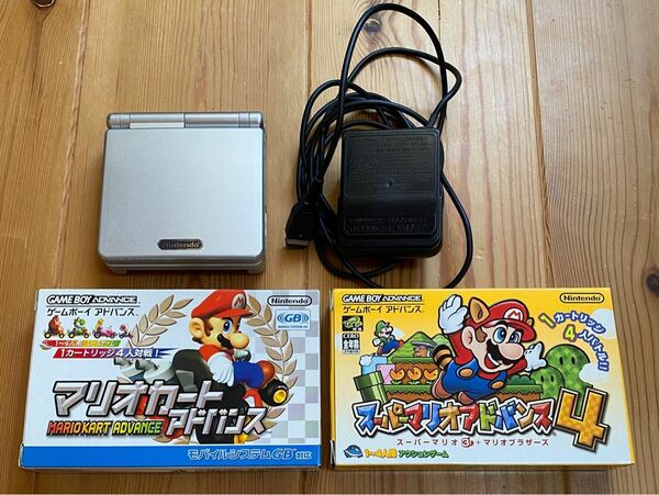 任天堂 Nintendo ゲームボーイアドバンスSP 本体、充電器、ソフト 2本セット