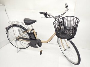 Panasonic 電動アシスト自転車 ビビ・YX BE-FY632Y 26インチ 内装3段変速 8Ah アースイエロー 配送/来店引取可 パナソニック ◆ 6E192-1