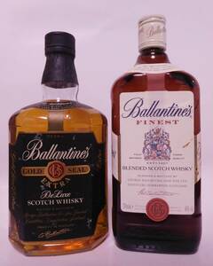 ★古酒☆ バランタイン ゴールドシール エクストラ 750ml 43% & ファイネスト 700ml 40% ２本セット ☆ Ballantine's GOLD SEAL & FINEST★