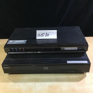 (060530G) SHARP BD-H51 2012年製/SONY BDZ-T55 2009年製ブルーレイディスクレコーダー ジャンク品 2台セット