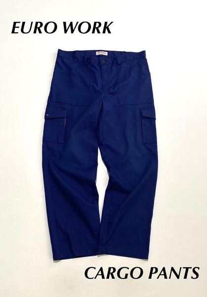 【ユーロ輸入品】80’s~90’s PARKETEX ワークカーゴパンツ コットン ポリ euro vintage ビンテージ 古着 まとめ 卸 大量出品中