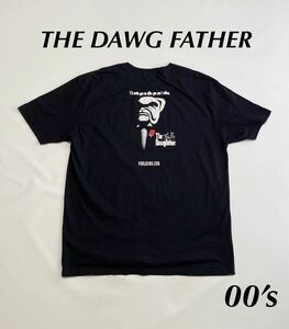 【輸入品】2000年代製 The PoolDawg Tシャツ Dawgfather ゴットファーザー サンプリング ファニープリントTシャツ 黒ボディ XXL 古着 大量