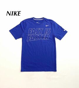 【US輸入品】00’s NIKE FAST IS FASTER プリント Tシャツ ナイキ レギュラーフィット Mサイズ 美品 古着 まとめ 大量