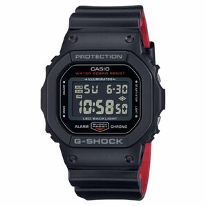 新品未使用 CASIO G-SHOCK DW-5600UHR-1JF 腕時計 カシオ ジーショック ブラック&レッド