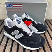 J.Crew別注 USA製 NEW BALANCE M1400NV NAVY US10D 28cm 限定コラボ 新品アメリカ米国製 ネイビー×グレー スエード 紺 NB スニーカー_画像1