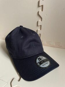 ニューエラ キャップ　ネイビー系　New Era NY ミニロゴ