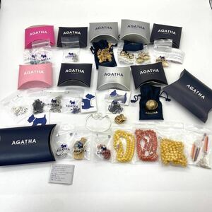 [ Junk ]AGATHA Agata accessory necklace b wrestling earrings summarize Y479