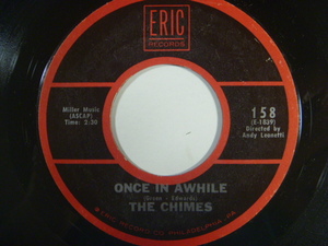 ■White Doo-Wop■CHIMES チャイムス／ Once In A While / I'm In The Mood For Love (Eric)1961年　※再発盤　・代表作のカップリング