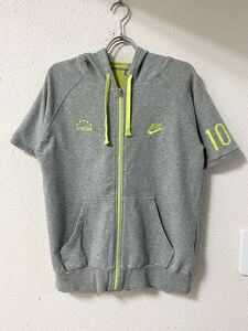 NIKE ナイキ 半袖 フルジップ スウェットパーカー 