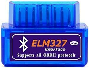 Uuger obd2 診断機 ELM327 v1.5 自動車 故障診断機 OBD2 bluetooth スキャンツール 日本語 マ