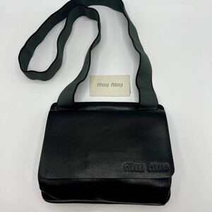 ◎美品◎90s 00s MIU MIU ミュウミュウ ショルダーバッグ ハンドバッグ レザー メッシュ 切り替え 型押し アーカイブ archive ブラック 黒