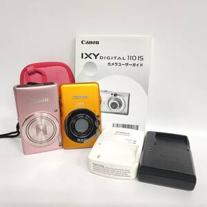 1円~【セット売り】キャノン Canon IXY 90F PC2018 DIGITAL 110 IS PC1355 コンパクトデジタルカメラ 付属品あり J100136