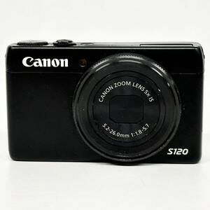 1円~【動作未確認】キャノン Canon PowerShot S120 PC2003 ZOOM LENS 5×IS 5.2-26.0mm 1:1.8-5.7 コンパクトデジタルカメラ J150535