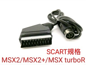 MSX for SCART standard RGB cable MSX2/MSX2+/MSX turboR correspondence FS-A1WSX FS-A1 FS-A1MK2 FS-UV1 FS-A1ST FS-A1GT HB-F1 FS-A1WX correspondence 