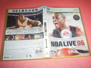 中古 XBOX360 NBA LIVE 06 動作保証 同梱可