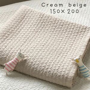  new goods Korea Eve ruk loud pattern cream beige . daytime . rug mat 150×200