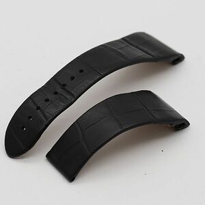 1 jpy superior article Ed ks original belt black leather 23mm for men's wristwatch for OGH 2000000 NSK