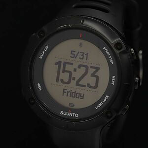 1 jpy box / with charger operation superior article Suunto Anne bit 3 smart watch outdoor men's wristwatch OGH 2000000 5NBG2