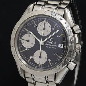 1 jpy operation superior article Omega Speedmaster Date 3511.50 AT/ self-winding watch Chrono black 6.1OH settled men's wristwatch OGH 4963310 5SGT