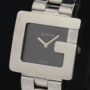 1 иен работа хорошая вещь Gucci 3600J QZ чёрный циферблат boys / мужские наручные часы OGH 0034100