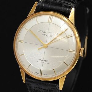 1 jpy operation superior article Royal Prince Deluxe hand winding 3342 ivory face round unisex wristwatch TCY7125000 4YBY