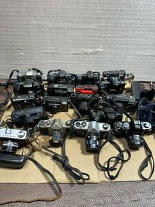 フィルムカメラ Canon PENTAX MINOLTA OLYMPUS Nikon Konica Yashica レンズ まとめ　18台　中古品
