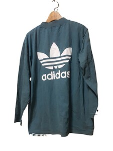 KOREA производства : хорошая вещь Adidas adidas задняя сторона te Caro gomok шея футболка с длинным рукавом used полный размер MEN'S-L