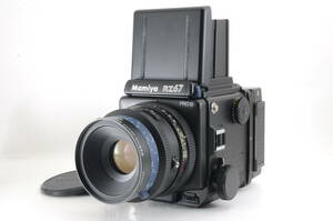 動作品 マミヤ MAMIYA RZ67 PRO II ウエストレベルファインダー レンズ MAMIYA-SEKOR MACRO Z 140mm f4.5 フィルムバック 80GG3321