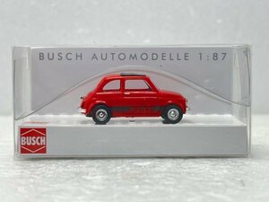 BUSCH втулка 1/87 48705 Fiat 500 Fiat 500 красный &FIAT полоса 