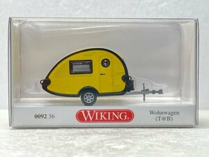 WIKING vi - King 1/87 009236 Wohnwagen T@B Tabah to маленький eg желтый 