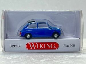WIKING vi - King 1/87 009906 Fiat 600 Fiat sei чейнджер to brilliant голубой 