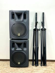 1 jpy ~ CLASSIC PRO CSP12 speaker pair Classic Pro 8 Ohm three with legs together audio sound equipment karaoke music rare PA equipment valuable 