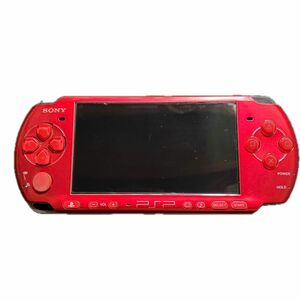 PSP3000 ラディアント・レッド(本体のみ)バッテリーなし