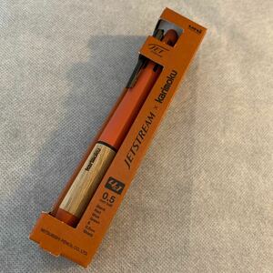 三菱鉛筆 ジェットストリーム×karimoku 多機能ペン 4＆1 サンセットオレンジ（黒・赤・青・緑）0.5mm MSXE5KF05.4