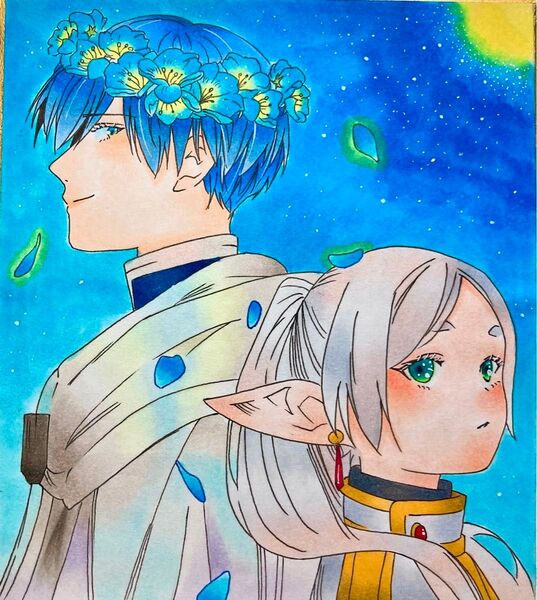 葬送のフリーレン 手描きイラスト ファンアート
