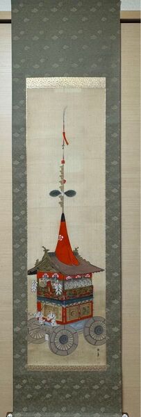 真作★今尾景年『祇園祭長刀鉾』景年自題識箱 大変素晴らしい作品です(^^)