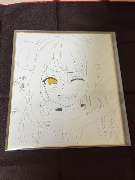 ホロライブ ラプラス ダークネス 色紙 ホロクル4