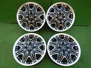 ★Bounty Collection 軽自動車用★16×5.5J OFF:+45 PCD100-4H ハブ径；67mm 傷、汚れ、錆、塗装がれ等あり 4本 