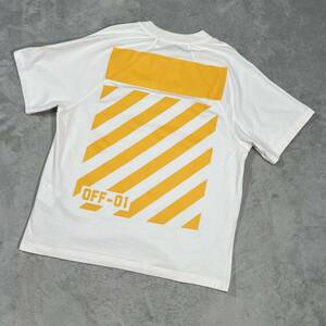 1円〜　極美品　MONCLER ×OFF WHITE モンクレール　オフホワイト　半袖Tシャツ　ホワイト　Mサイズ 8321