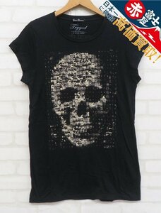 8T2404【クリックポスト対応】ヒステリックグラマー trygod スカル Tシャツ HYSTERIC GLAMOUR カットソー