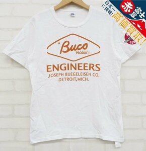 8T2524【クリックポスト対応】THE REAL McCOY'S BUCO ENGINEERS 半袖Tシャツ リアルマッコイズ