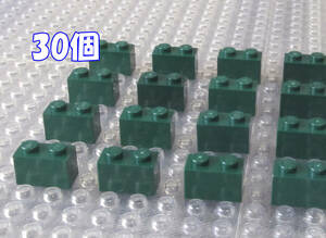 * Lego ∥LEGO[1x2 блок / темно-зеленый 30 шт ]#3004* стандартный товар [R87312]