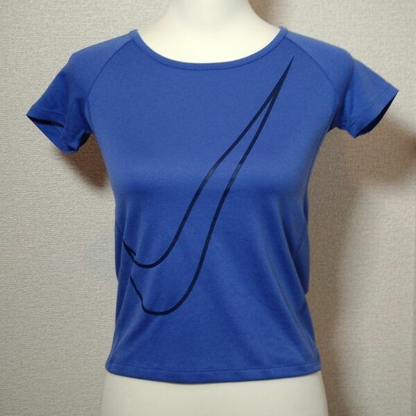 【ナイキ】Ｔシャツ　Dri-FIT　青　ブルー　Ｓサイズ 半袖 トレーニング Tシャツ