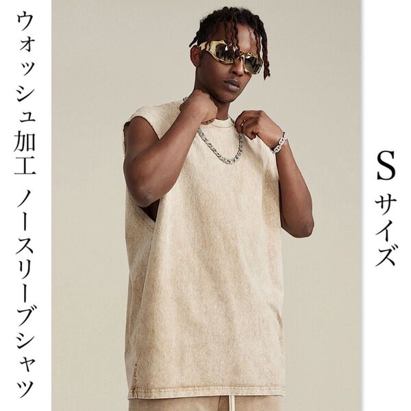 タンクトップ ノースリーブ シャツ ストリートファッション ヘビーウェイト カットオフ Tシャツ メンズ レディース
