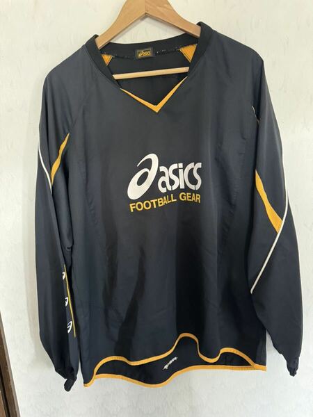 アシックス football gear 90年代 ピステ ブラック XL