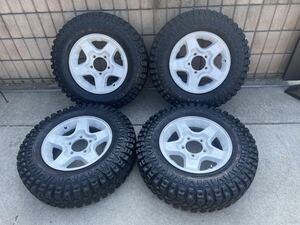 6.50-16LT MAXXIS Crawler LT 6PR 純正アルミホイールセットジムニー 