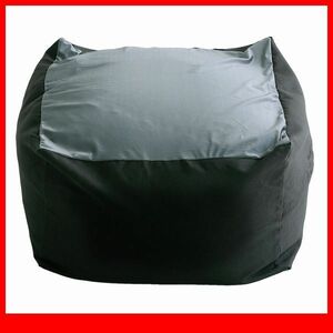  подушка * стильный Cube type бисер подушка L размер / сделано в Японии ... покрытие ткань / диван стул табурет / темный цвет / черный /a1